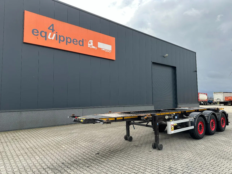 Burg 20FT / 20FT SWAP ADR (EX/II, EX/III, FL, AT), Leergewicht : 3.690kg, SAF INTRADISC, 2x Liftachse, NL-Chassis, APK/ADR: 10-2025 - Επικαθήμενο μεταφοράς εμπορευματοκιβωτίων/ Κινητό αμάξωμα: φωτογραφία 1 Burg 20FT / 20FT SWAP ADR (EX/II, EX/III, FL, AT), Leergewicht : 3.690kg, SAF INTRADISC, 2x Liftachse, NL-Chassis, APK/ADR: 10-2025 - Επικαθήμενο μεταφοράς εμπορευματοκιβωτίων/ Κινητό αμάξωμα: φωτογραφία 1
