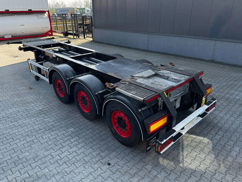 Burg 20FT/3-axles, SAF INTRADISC, ADR (EXII, EXII, FL, AT), 2x LIFTAXLE, NL-Chassis - Επικαθήμενο μεταφοράς εμπορευματοκιβωτίων/ Κινητό αμάξωμα: φωτογραφία 5 Burg 20FT/3-axles, SAF INTRADISC, ADR (EXII, EXII, FL, AT), 2x LIFTAXLE, NL-Chassis - Επικαθήμενο μεταφοράς εμπορευματοκιβωτίων/ Κινητό αμάξωμα: φωτογραφία 5