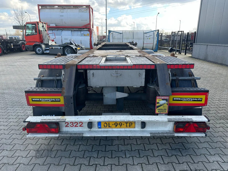Burg 20FT ADR (EX/II, EX/III, FL, AT), Leergewicht : 3.690kg, SAF INTRADISC, 2x Liftachse, NL-Chassis, APK/ADR: 08-2025 - Επικαθήμενο μεταφοράς εμπορευματοκιβωτίων/ Κινητό αμάξωμα: φωτογραφία 4 Burg 20FT ADR (EX/II, EX/III, FL, AT), Leergewicht : 3.690kg, SAF INTRADISC, 2x Liftachse, NL-Chassis, APK/ADR: 08-2025 - Επικαθήμενο μεταφοράς εμπορευματοκιβωτίων/ Κινητό αμάξωμα: φωτογραφία 4