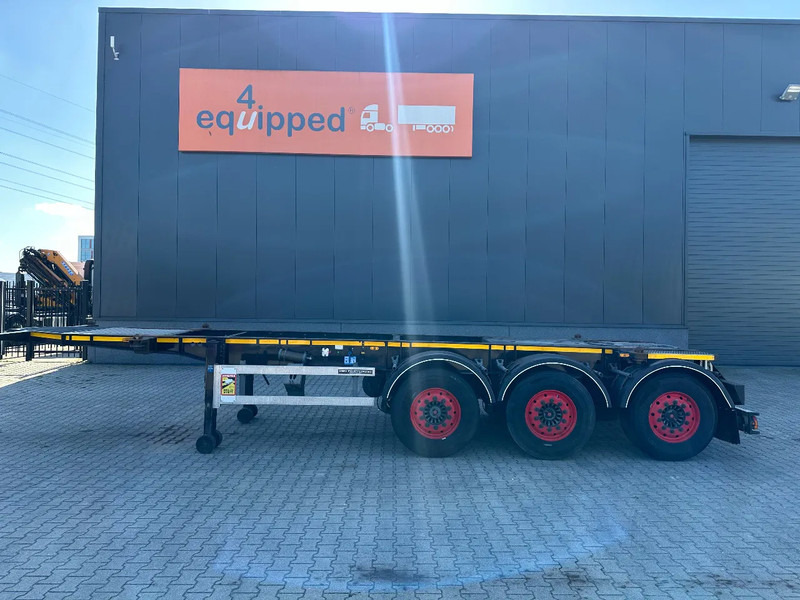 Burg 20FT ADR (EX/II, EX/III, FL, AT), Leergewicht: 3.690kg, SAF INTRADISC, 2x liftaxle, ALCOA, NL-Chassis - Επικαθήμενο μεταφοράς εμπορευματοκιβωτίων/ Κινητό αμάξωμα: φωτογραφία 2 Burg 20FT ADR (EX/II, EX/III, FL, AT), Leergewicht: 3.690kg, SAF INTRADISC, 2x liftaxle, ALCOA, NL-Chassis - Επικαθήμενο μεταφοράς εμπορευματοκιβωτίων/ Κινητό αμάξωμα: φωτογραφία 2