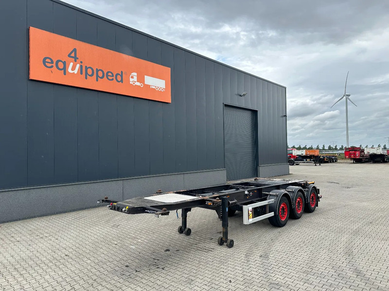 Burg 20FT (SWAP) / 3-axles, 3.400kg, SAF INTRADISC, ADR, 2x LIFTAXLE, NL-chassis - Επικαθήμενο μεταφοράς εμπορευματοκιβωτίων/ Κινητό αμάξωμα: φωτογραφία 1 Burg 20FT (SWAP) / 3-axles, 3.400kg, SAF INTRADISC, ADR, 2x LIFTAXLE, NL-chassis - Επικαθήμενο μεταφοράς εμπορευματοκιβωτίων/ Κινητό αμάξωμα: φωτογραφία 1