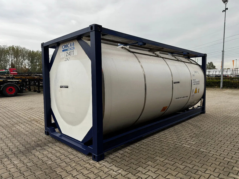 CIMC 20FT ISO, 25.090L / 1-COMP / 3 BAFFELS / T12 / 22T6 / 4 LIDS / ADR valid until 04/2027 - Δεξαμενή αποθήκευσης: φωτογραφία 4 CIMC 20FT ISO, 25.090L / 1-COMP / 3 BAFFELS / T12 / 22T6 / 4 LIDS / ADR valid until 04/2027 - Δεξαμενή αποθήκευσης: φωτογραφία 4