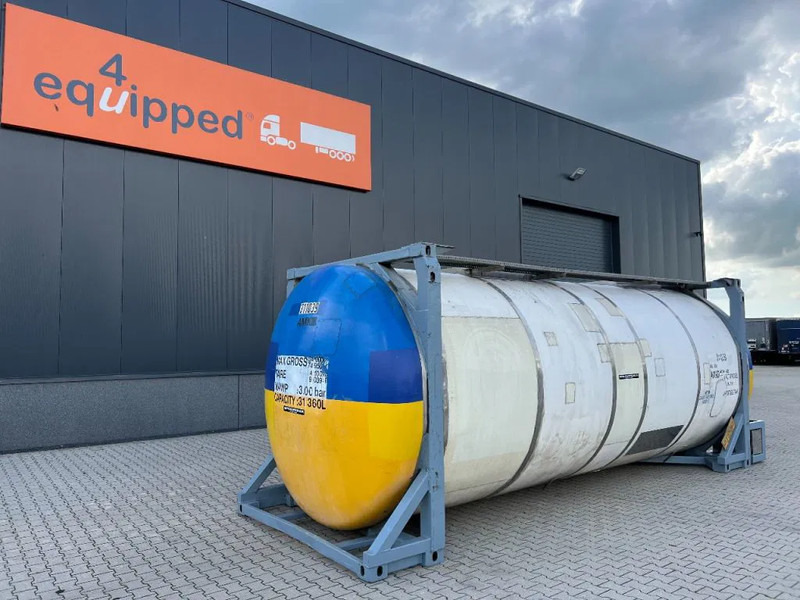 CPV 31.360L, steam heating, UN PORTABLE, T11, 5Y+CSC insp.: 02/2026 - Δεξαμενή αποθήκευσης: φωτογραφία 1 CPV 31.360L, steam heating, UN PORTABLE, T11, 5Y+CSC insp.: 02/2026 - Δεξαμενή αποθήκευσης: φωτογραφία 1