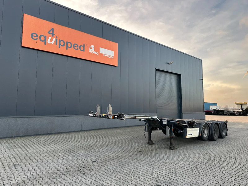 D-Tec FLEXITRAILER / 45FT HC MULTI / BPW + drumbrakes / liftaxle / NL / APK 11-2026 - Επικαθήμενο μεταφοράς εμπορευματοκιβωτίων/ Κινητό αμάξωμα: φωτογραφία 2 D-Tec FLEXITRAILER / 45FT HC MULTI / BPW + drumbrakes / liftaxle / NL / APK 11-2026 - Επικαθήμενο μεταφοράς εμπορευματοκιβωτίων/ Κινητό αμάξωμα: φωτογραφία 2