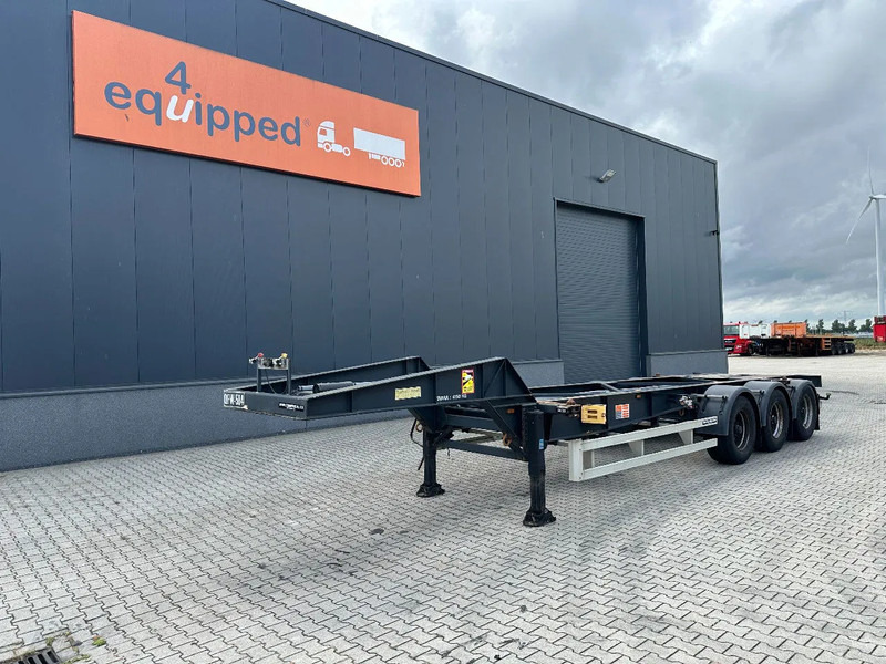 Diversen 20FT GOOSENECK ADR CHASSIS, BPW + DISC, ADR (FL, AT, OX), 4x available - Επικαθήμενο μεταφοράς εμπορευματοκιβωτίων/ Κινητό αμάξωμα: φωτογραφία 1 Diversen 20FT GOOSENECK ADR CHASSIS, BPW + DISC, ADR (FL, AT, OX), 4x available - Επικαθήμενο μεταφοράς εμπορευματοκιβωτίων/ Κινητό αμάξωμα: φωτογραφία 1