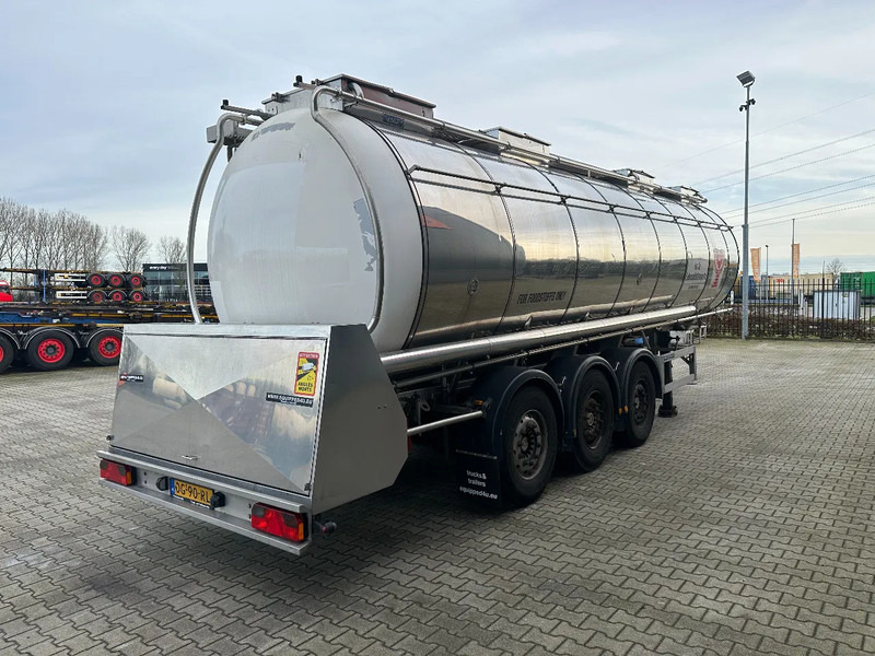 Feldbinder LEBENSMITTEL / LEVENSMIDDELEN FOOD / 33.500L / 3-COMP / PUMPE / INOX / NL-trailer / APK: 10-2026 - Επικαθήμενο βυτίο: φωτογραφία 3 Feldbinder LEBENSMITTEL / LEVENSMIDDELEN FOOD / 33.500L / 3-COMP / PUMPE / INOX / NL-trailer / APK: 10-2026 - Επικαθήμενο βυτίο: φωτογραφία 3