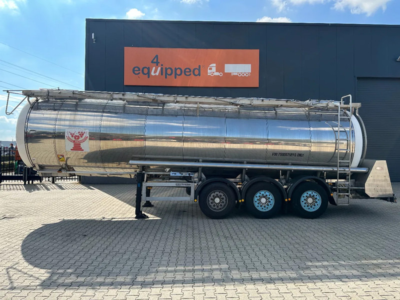Feldbinder LEBENSMITTEL / LEVENSMIDDELEN FOOD / 33.500L / 3-COMP / PUMPE / NL-trailer / APK: 09-2026 - Επικαθήμενο βυτίο: φωτογραφία 2 Feldbinder LEBENSMITTEL / LEVENSMIDDELEN FOOD / 33.500L / 3-COMP / PUMPE / NL-trailer / APK: 09-2026 - Επικαθήμενο βυτίο: φωτογραφία 2