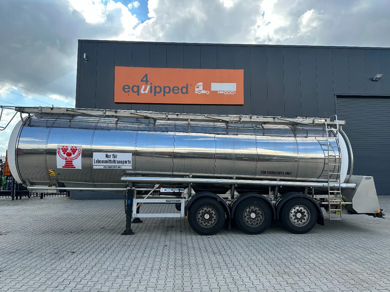 Feldbinder LEVENSMIDDELEN / FOOD / LEBENSMITTEL / 33.500L / 3-COMP / POMP / NL-trailer / APK: 03-2026 - Επικαθήμενο βυτίο: φωτογραφία 2 Feldbinder LEVENSMIDDELEN / FOOD / LEBENSMITTEL / 33.500L / 3-COMP / POMP / NL-trailer / APK: 03-2026 - Επικαθήμενο βυτίο: φωτογραφία 2