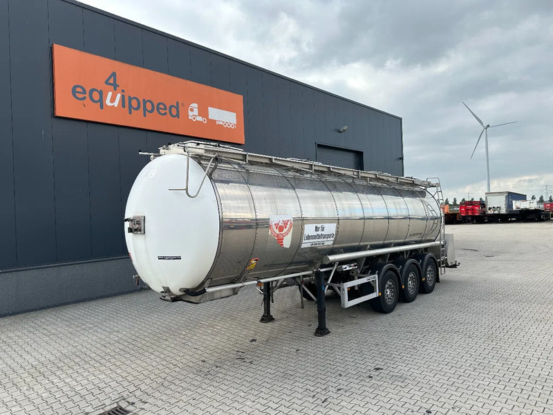 Feldbinder LEVENSMIDDELEN / FOOD / LEBENSMITTEL / 33.500L / 3-COMP / POMP / NL-trailer / APK: 10-2026, 10x beschikbaar - Επικαθήμενο βυτίο: φωτογραφία 1 Feldbinder LEVENSMIDDELEN / FOOD / LEBENSMITTEL / 33.500L / 3-COMP / POMP / NL-trailer / APK: 10-2026, 10x beschikbaar - Επικαθήμενο βυτίο: φωτογραφία 1