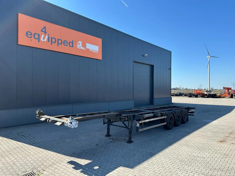 Groenewegen 40FT HC, 2x20FT, BPW+schijfremmen, NL-Chassis - Επικαθήμενο μεταφοράς εμπορευματοκιβωτίων/ Κινητό αμάξωμα: φωτογραφία 1 Groenewegen 40FT HC, 2x20FT, BPW+schijfremmen, NL-Chassis - Επικαθήμενο μεταφοράς εμπορευματοκιβωτίων/ Κινητό αμάξωμα: φωτογραφία 1
