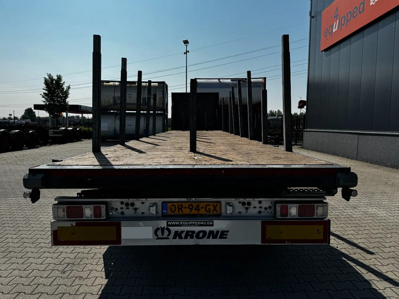 Krone originele platte oplegger met rongpotten + rongen, liftas, schijfremmen, NL-oplegger - Επικαθήμενο πλατφόρμα/ Καρότσα: φωτογραφία 3 Krone originele platte oplegger met rongpotten + rongen, liftas, schijfremmen, NL-oplegger - Επικαθήμενο πλατφόρμα/ Καρότσα: φωτογραφία 3