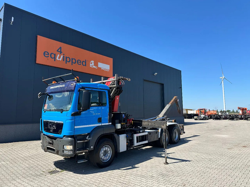 MAN TGS 33.440 6x4, EURO-5, HMF 2030 Crane + VDL HOOK, full spring, manual gearbox, MOT 03/2026 - Φορτηγό φόρτωσης γάντζου, Φορτηγό με γερανό: φωτογραφία 2 MAN TGS 33.440 6x4, EURO-5, HMF 2030 Crane + VDL HOOK, full spring, manual gearbox, MOT 03/2026 - Φορτηγό φόρτωσης γάντζου, Φορτηγό με γερανό: φωτογραφία 2