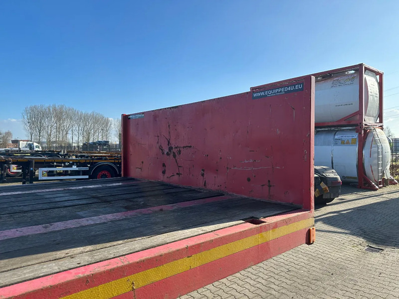 Επικαθήμενο πλατφόρμα/ Καρότσα MOL 62 tons Ballast trailer, 4 axles, 2 steering axles, Belgium- trailer, 70% tyres: φωτογραφία 15