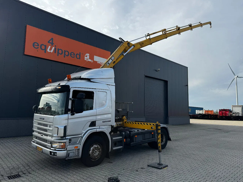 Scania P114-340 + HIAB 19-5 crane + remote / Euro-3 / 3 pedals / NL-truck / APK: 012-2025 - Φορτηγό με γερανό: φωτογραφία 2 Scania P114-340 + HIAB 19-5 crane + remote / Euro-3 / 3 pedals / NL-truck / APK: 012-2025 - Φορτηγό με γερανό: φωτογραφία 2
