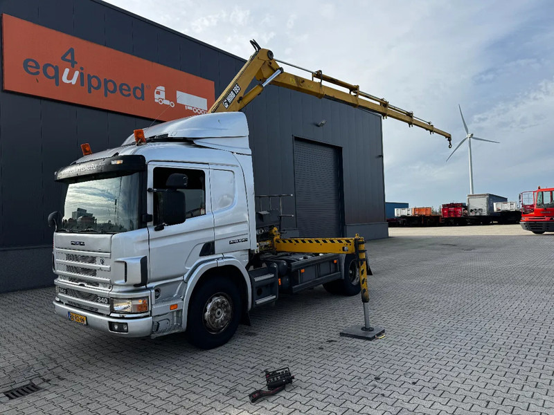 Scania P114-340 + HIAB 19-5 crane + remote / Euro-3 / 3 pedals / NL-truck / APK: 012-2025 - Φορτηγό με γερανό: φωτογραφία 1 Scania P114-340 + HIAB 19-5 crane + remote / Euro-3 / 3 pedals / NL-truck / APK: 012-2025 - Φορτηγό με γερανό: φωτογραφία 1
