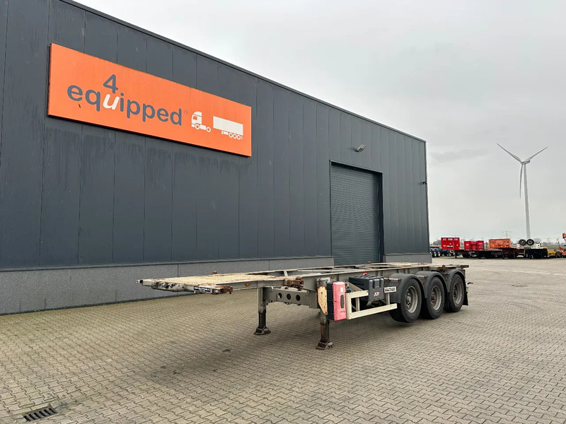 TURBO'S HOET 20FT/30FT, ADR (FL, AT), ALCOA, galvanized, BPW+DISC, liftaxle - Επικαθήμενο μεταφοράς εμπορευματοκιβωτίων/ Κινητό αμάξωμα: φωτογραφία 1 TURBO'S HOET 20FT/30FT, ADR (FL, AT), ALCOA, galvanized, BPW+DISC, liftaxle - Επικαθήμενο μεταφοράς εμπορευματοκιβωτίων/ Κινητό αμάξωμα: φωτογραφία 1