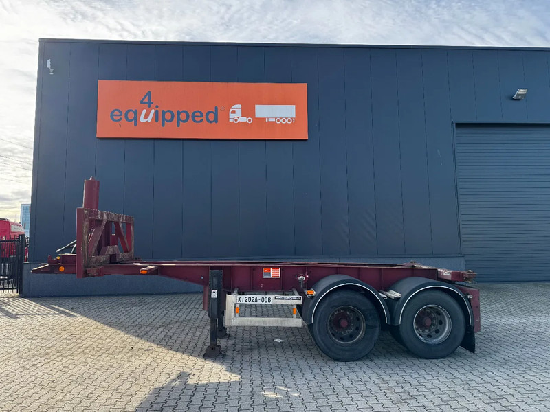 Van Hool 2 AXLE 20FT TIPPING-CHASSIS, TWIN-TIRES, BPW + DRUM, ALCOA, MOT 7/2026 - Επικαθήμενο μεταφοράς εμπορευματοκιβωτίων/ Κινητό αμάξωμα: φωτογραφία 3 Van Hool 2 AXLE 20FT TIPPING-CHASSIS, TWIN-TIRES, BPW + DRUM, ALCOA, MOT 7/2026 - Επικαθήμενο μεταφοράς εμπορευματοκιβωτίων/ Κινητό αμάξωμα: φωτογραφία 3