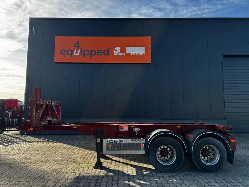 Van Hool 2 AXLE 20FT TIPPING-CHASSIS / TWIN-TIRES / BPW + DRUM / ALCOA / NL-trailer / APK - Επικαθήμενο μεταφοράς εμπορευματοκιβωτίων/ Κινητό αμάξωμα: φωτογραφία 2 Van Hool 2 AXLE 20FT TIPPING-CHASSIS / TWIN-TIRES / BPW + DRUM / ALCOA / NL-trailer / APK - Επικαθήμενο μεταφοράς εμπορευματοκιβωτίων/ Κινητό αμάξωμα: φωτογραφία 2