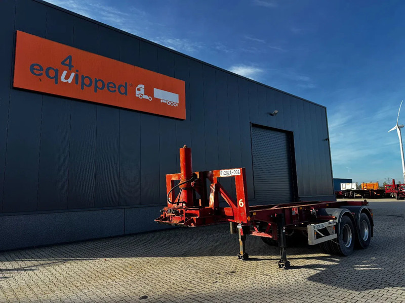 Van Hool 2 AXLE 20FT TIPPING-CHASSIS / TWIN-TIRES / BPW + DRUM / ALCOA / NL-trailer / APK - Επικαθήμενο μεταφοράς εμπορευματοκιβωτίων/ Κινητό αμάξωμα: φωτογραφία 1 Van Hool 2 AXLE 20FT TIPPING-CHASSIS / TWIN-TIRES / BPW + DRUM / ALCOA / NL-trailer / APK - Επικαθήμενο μεταφοράς εμπορευματοκιβωτίων/ Κινητό αμάξωμα: φωτογραφία 1