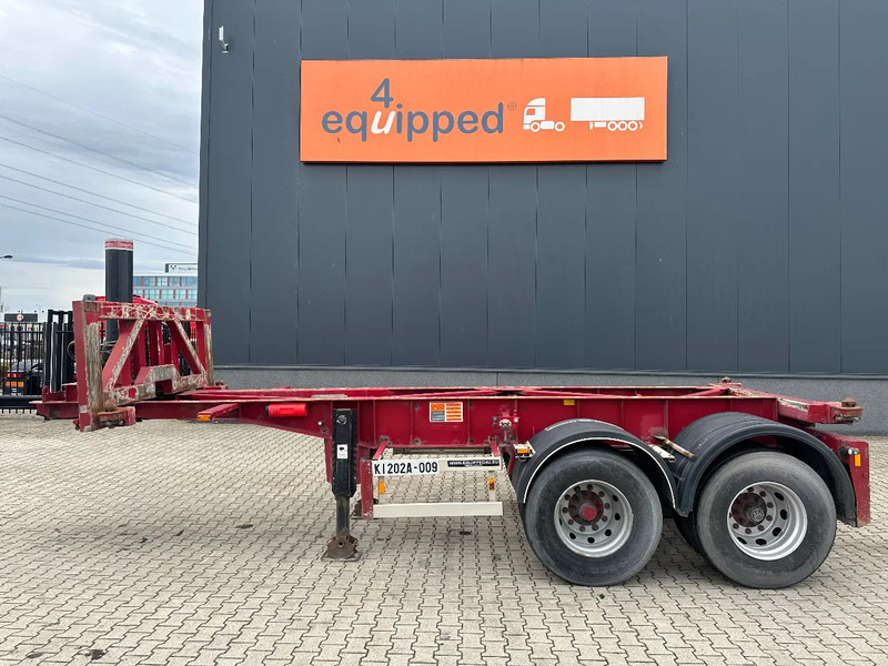 Van Hool 2 AXLE 20FT TIPPING-CHASSIS, TWIN-TIRES, BPW + DRUM, ALCOA - Επικαθήμενο μεταφοράς εμπορευματοκιβωτίων/ Κινητό αμάξωμα: φωτογραφία 2 Van Hool 2 AXLE 20FT TIPPING-CHASSIS, TWIN-TIRES, BPW + DRUM, ALCOA - Επικαθήμενο μεταφοράς εμπορευματοκιβωτίων/ Κινητό αμάξωμα: φωτογραφία 2