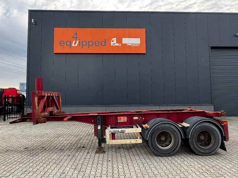 Van Hool 2 AXLE 20FT TIPPING-CHASSIS, TWIN-TIRES, BPW + DRUM - Επικαθήμενο μεταφοράς εμπορευματοκιβωτίων/ Κινητό αμάξωμα: φωτογραφία 3 Van Hool 2 AXLE 20FT TIPPING-CHASSIS, TWIN-TIRES, BPW + DRUM - Επικαθήμενο μεταφοράς εμπορευματοκιβωτίων/ Κινητό αμάξωμα: φωτογραφία 3