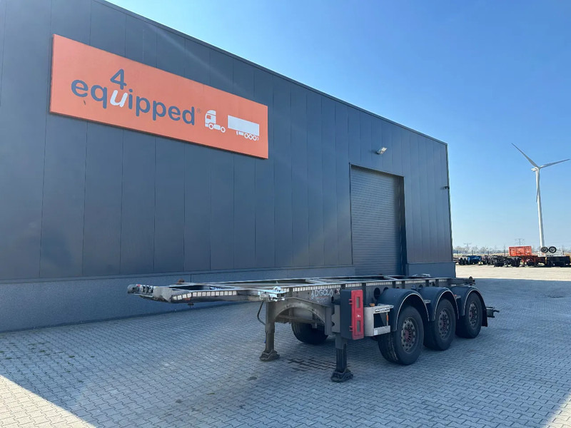 Van Hool 20FT ADR (EX/II, EX/III, FL, AT), SAF + DISC, empty weight: 2.990kg, galvanized, SAF Intradisc, NL-Chassis, ALCOA - Επικαθήμενο μεταφοράς εμπορευματοκιβωτίων/ Κινητό αμάξωμα: φωτογραφία 1 Van Hool 20FT ADR (EX/II, EX/III, FL, AT), SAF + DISC, empty weight: 2.990kg, galvanized, SAF Intradisc, NL-Chassis, ALCOA - Επικαθήμενο μεταφοράς εμπορευματοκιβωτίων/ Κινητό αμάξωμα: φωτογραφία 1
