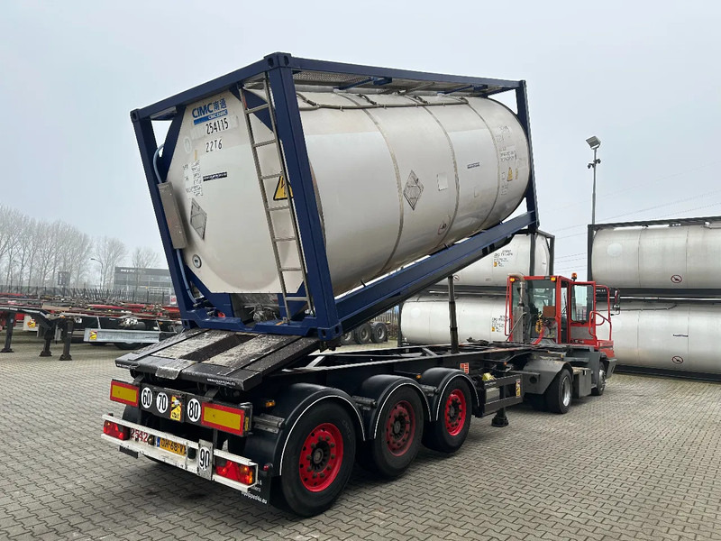 Van Hool 20FT Tipping-chassis, ADR (EX/II, EX/III, FL, AT), SAF, 2 liftaxles - Επικαθήμενο μεταφοράς εμπορευματοκιβωτίων/ Κινητό αμάξωμα: φωτογραφία 4 Van Hool 20FT Tipping-chassis, ADR (EX/II, EX/III, FL, AT), SAF, 2 liftaxles - Επικαθήμενο μεταφοράς εμπορευματοκιβωτίων/ Κινητό αμάξωμα: φωτογραφία 4