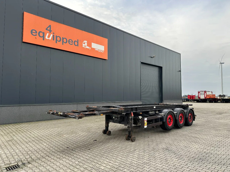 Van Hool 20FT Tipping-chassis, ADR (EX/II, EX/III, FL, AT), SAF + DISC, 2 liftaxles - Επικαθήμενο μεταφοράς εμπορευματοκιβωτίων/ Κινητό αμάξωμα: φωτογραφία 2 Van Hool 20FT Tipping-chassis, ADR (EX/II, EX/III, FL, AT), SAF + DISC, 2 liftaxles - Επικαθήμενο μεταφοράς εμπορευματοκιβωτίων/ Κινητό αμάξωμα: φωτογραφία 2