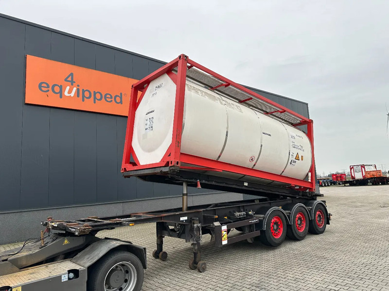 Van Hool 20FT Tipping-chassis, ADR (EX/II, EX/III, FL, AT), SAF + DISC, 2 liftaxles - Επικαθήμενο μεταφοράς εμπορευματοκιβωτίων/ Κινητό αμάξωμα: φωτογραφία 1 Van Hool 20FT Tipping-chassis, ADR (EX/II, EX/III, FL, AT), SAF + DISC, 2 liftaxles - Επικαθήμενο μεταφοράς εμπορευματοκιβωτίων/ Κινητό αμάξωμα: φωτογραφία 1