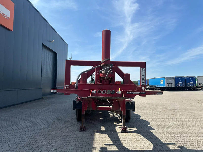 Van Hool 3 AXLE 20FT TIPPING-CHASSIS, BPW + disc, liftaxle, steering axle, BROKEN HYVA-CYLINDER - Επικαθήμενο μεταφοράς εμπορευματοκιβωτίων/ Κινητό αμάξωμα: φωτογραφία 5 Van Hool 3 AXLE 20FT TIPPING-CHASSIS, BPW + disc, liftaxle, steering axle, BROKEN HYVA-CYLINDER - Επικαθήμενο μεταφοράς εμπορευματοκιβωτίων/ Κινητό αμάξωμα: φωτογραφία 5