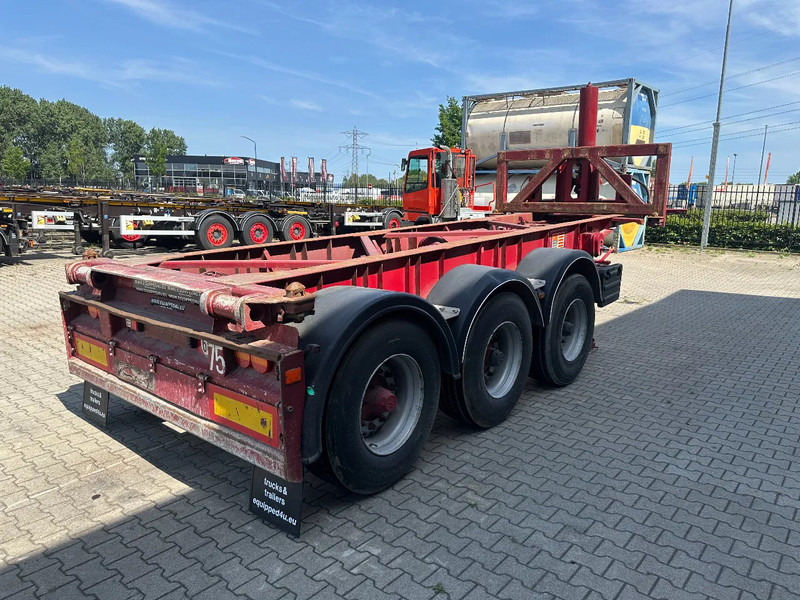 Van Hool 3 AXLE 20FT TIPPING-CHASSIS, BPW + disc, liftaxle, steering axle, BROKEN HYVA-CYLINDER - Επικαθήμενο μεταφοράς εμπορευματοκιβωτίων/ Κινητό αμάξωμα: φωτογραφία 4 Van Hool 3 AXLE 20FT TIPPING-CHASSIS, BPW + disc, liftaxle, steering axle, BROKEN HYVA-CYLINDER - Επικαθήμενο μεταφοράς εμπορευματοκιβωτίων/ Κινητό αμάξωμα: φωτογραφία 4