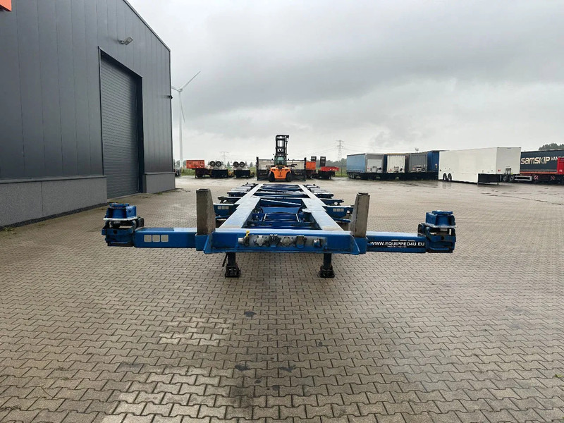 Van Hool 40FT HC-chassis, DISCBRAKES, liftaxle, extendable - Επικαθήμενο μεταφοράς εμπορευματοκιβωτίων/ Κινητό αμάξωμα: φωτογραφία 5 Van Hool 40FT HC-chassis, DISCBRAKES, liftaxle, extendable - Επικαθήμενο μεταφοράς εμπορευματοκιβωτίων/ Κινητό αμάξωμα: φωτογραφία 5