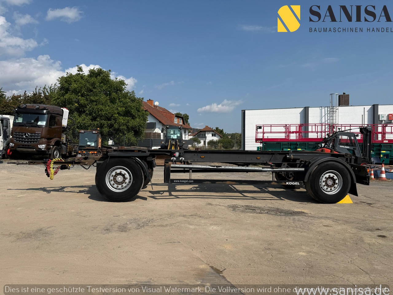 KÖGEL AW18/Wechselfahrgestell/BDF/Pneumatik - Ρυμούλκα σασί: φωτογραφία 2 KÖGEL AW18/Wechselfahrgestell/BDF/Pneumatik - Ρυμούλκα σασί: φωτογραφία 2