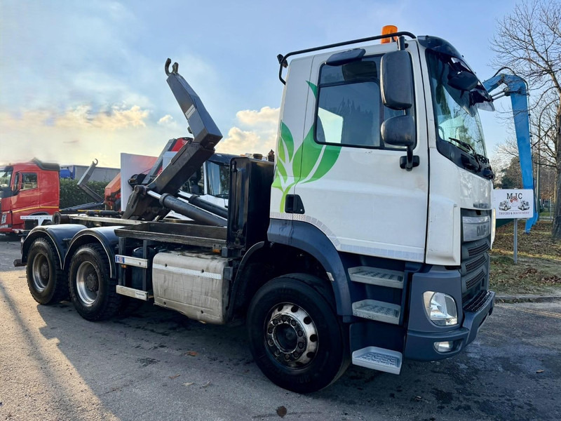 DAF CF 460 6x4 FAT HOOKLIFT - WB 3m35 - STEEL SPRING / BIG AXLES HUB REDUCTION - EURO 6 - BE TRUCK - Φορτηγό φόρτωσης γάντζου: φωτογραφία 1 DAF CF 460 6x4 FAT HOOKLIFT - WB 3m35 - STEEL SPRING / BIG AXLES HUB REDUCTION - EURO 6 - BE TRUCK - Φορτηγό φόρτωσης γάντζου: φωτογραφία 1