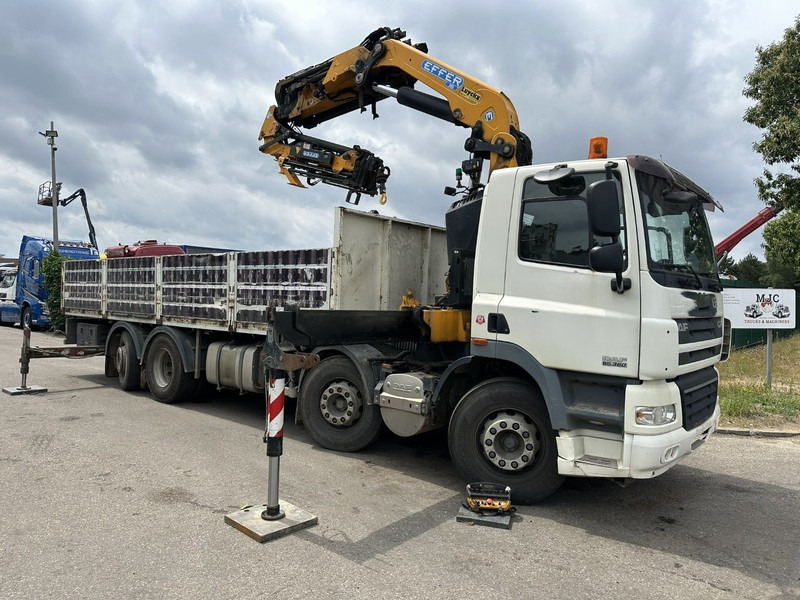 DAF CF 85.360 8x2 + CRANE (25m!) EFFER 305 6S + JIB 4S + ROTATOR - PLATORM 7m60 - LIFT + STEERING AXLE - EURO 5 - BE - Φορτηγό με γερανό: φωτογραφία 2 DAF CF 85.360 8x2 + CRANE (25m!) EFFER 305 6S + JIB 4S + ROTATOR - PLATORM 7m60 - LIFT + STEERING AXLE - EURO 5 - BE - Φορτηγό με γερανό: φωτογραφία 2