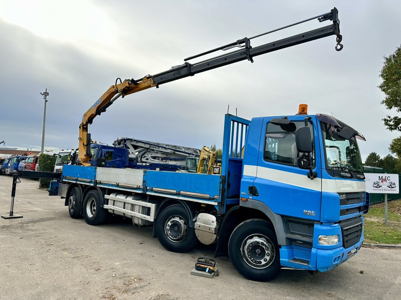DAF CF 85.360 8x2 PLATFORM 7m35 + CRANE EFFER 165-3S + RADIO - MANUAL GEARBOX ZF - EURO 5 - BE TRUCK - Φορτηγό με γερανό: φωτογραφία 1 DAF CF 85.360 8x2 PLATFORM 7m35 + CRANE EFFER 165-3S + RADIO - MANUAL GEARBOX ZF - EURO 5 - BE TRUCK - Φορτηγό με γερανό: φωτογραφία 1