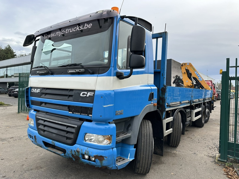DAF CF 85.360 8x2 PRITSCHE 7m35 + KRAN EFFER 165-3S + RADIO - MANUAL GEARBOX ZF - EURO 5 - BE TRUCK - Φορτηγό με ανοιχτή καρότσα, Φορτηγό με γερανό: φωτογραφία 4 DAF CF 85.360 8x2 PRITSCHE 7m35 + KRAN EFFER 165-3S + RADIO - MANUAL GEARBOX ZF - EURO 5 - BE TRUCK - Φορτηγό με ανοιχτή καρότσα, Φορτηγό με γερανό: φωτογραφία 4