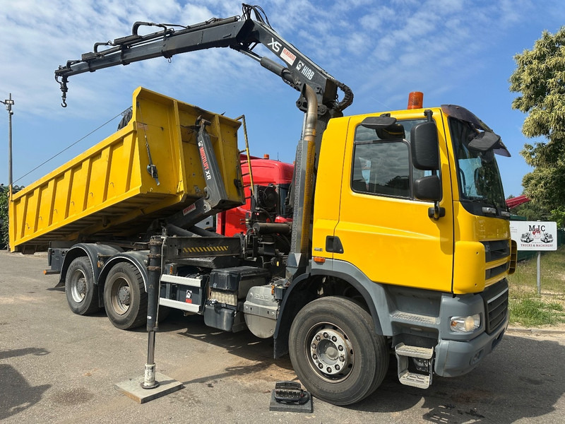 DAF CF 85.410 6X4 21T HOOKLIFT + CRANE HIAB 166-3 HIPRO + ROTATOR - 5/6F - RETARDER - TÜV 10/2025 - EURO 5 - BE TRUCK - Φορτηγό φόρτωσης γάντζου, Φορτηγό με γερανό: φωτογραφία 1 DAF CF 85.410 6X4 21T HOOKLIFT + CRANE HIAB 166-3 HIPRO + ROTATOR - 5/6F - RETARDER - TÜV 10/2025 - EURO 5 - BE TRUCK - Φορτηγό φόρτωσης γάντζου, Φορτηγό με γερανό: φωτογραφία 1