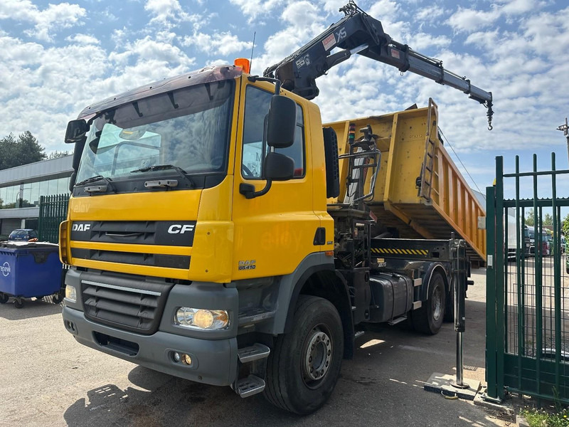 DAF CF 85.410 6X4 21T HOOKLIFT + CRANE HIAB 166-3 HIPRO + ROTATOR - 5/6F - RETARDER - TÜV 10/2025 - EURO 5 - BE TRUCK - Φορτηγό φόρτωσης γάντζου, Φορτηγό με γερανό: φωτογραφία 4 DAF CF 85.410 6X4 21T HOOKLIFT + CRANE HIAB 166-3 HIPRO + ROTATOR - 5/6F - RETARDER - TÜV 10/2025 - EURO 5 - BE TRUCK - Φορτηγό φόρτωσης γάντζου, Φορτηγό με γερανό: φωτογραφία 4