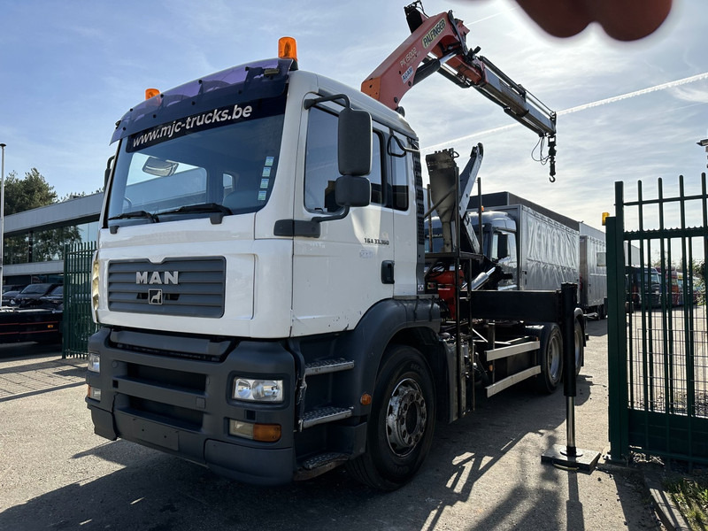 MAN TGA 33.360 6x4 HAAKSYSTEEM + KRAAN PALFINGER PK 15002 - MANUEEL - BLADVERIGN - NAAFREDUCTIE - BE TRUCK - Φορτηγό φόρτωσης γάντζου, Φορτηγό με γερανό: φωτογραφία 3 MAN TGA 33.360 6x4 HAAKSYSTEEM + KRAAN PALFINGER PK 15002 - MANUEEL - BLADVERIGN - NAAFREDUCTIE - BE TRUCK - Φορτηγό φόρτωσης γάντζου, Φορτηγό με γερανό: φωτογραφία 3