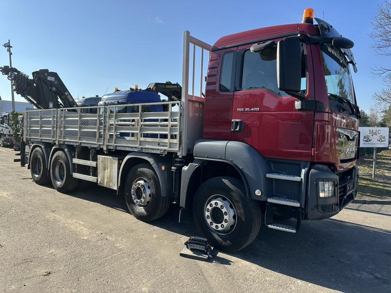 MAN TGS 35.420 8x4 + CRANE HIAB X-HIPRO 302 EP-5 - 192.000km - ROTATOR - 5/6 F - PLATFORM 6m55 - AIR SUSPENSION - TUV 06/2025 - TOP CONDITION - Φορτηγό με γερανό: φωτογραφία 1 MAN TGS 35.420 8x4 + CRANE HIAB X-HIPRO 302 EP-5 - 192.000km - ROTATOR - 5/6 F - PLATFORM 6m55 - AIR SUSPENSION - TUV 06/2025 - TOP CONDITION - Φορτηγό με γερανό: φωτογραφία 1
