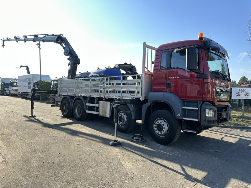 MAN TGS 35.420 8x4 + CRANE HIAB X-HIPRO 302 EP-5 - 192.000km - ROTATOR - 5/6 F - PLATFORM 6m55 - AIR SUSPENSION - TUV 06/2025 - TOP CONDITION - Φορτηγό με γερανό: φωτογραφία 3 MAN TGS 35.420 8x4 + CRANE HIAB X-HIPRO 302 EP-5 - 192.000km - ROTATOR - 5/6 F - PLATFORM 6m55 - AIR SUSPENSION - TUV 06/2025 - TOP CONDITION - Φορτηγό με γερανό: φωτογραφία 3