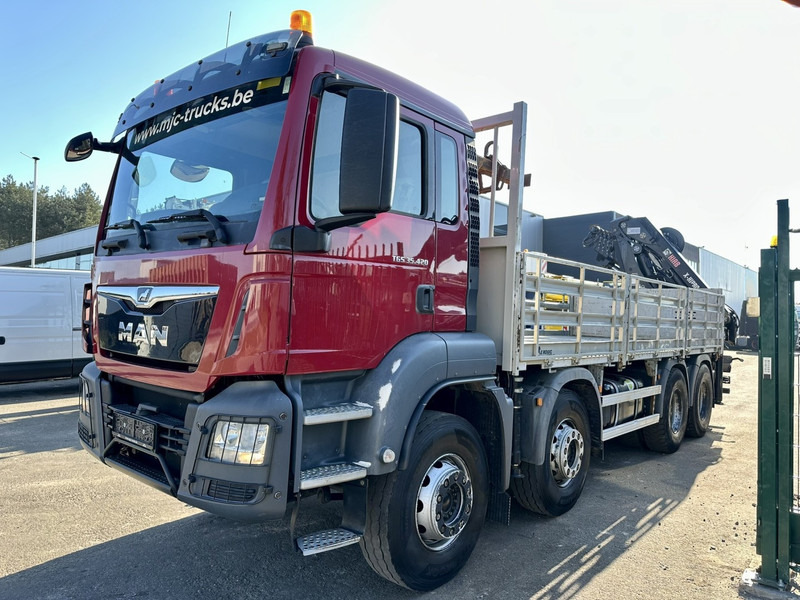 MAN TGS 35.420 8x4 + CRANE HIAB X-HIPRO 302 EP-5 - 192.000km - ROTATOR - 5/6 F - PLATFORM 6m55 - AIR SUSPENSION - TUV 06/2025 - TOP CONDITION - Φορτηγό με γερανό: φωτογραφία 5 MAN TGS 35.420 8x4 + CRANE HIAB X-HIPRO 302 EP-5 - 192.000km - ROTATOR - 5/6 F - PLATFORM 6m55 - AIR SUSPENSION - TUV 06/2025 - TOP CONDITION - Φορτηγό με γερανό: φωτογραφία 5