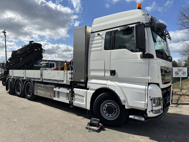 MAN TGX 35.420 8x4-4 TRIDEM + CRANE (26m!) HIAB X-HIPRO 408 E-5 + JIB 100X-5 - PLATFORM 6m40 - *306.245km* - BE TRUCK - Φορτηγό με γερανό: φωτογραφία 3 MAN TGX 35.420 8x4-4 TRIDEM + CRANE (26m!) HIAB X-HIPRO 408 E-5 + JIB 100X-5 - PLATFORM 6m40 - *306.245km* - BE TRUCK - Φορτηγό με γερανό: φωτογραφία 3