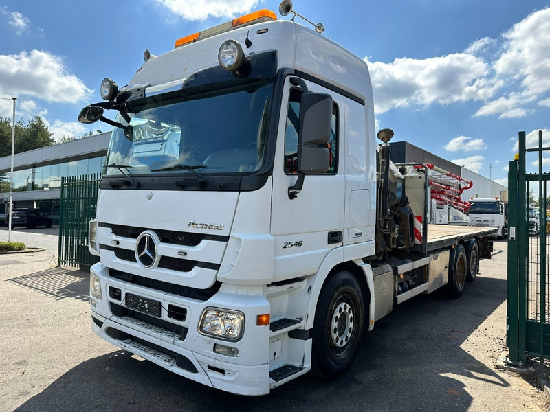 Mercedes-Benz ACTROS 2546 6x2 PRITSCHE + KRAN HIAB 422 EP-6 HIPRO - *415.000km* - PLATFORM 6m50 - LIFT AXLE - MP 3 - EURO 5 - BELGIAN PAPERS - Φορτηγό με ανοιχτή καρότσα, Φορτηγό με γερανό: φωτογραφία 4 Mercedes-Benz ACTROS 2546 6x2 PRITSCHE + KRAN HIAB 422 EP-6 HIPRO - *415.000km* - PLATFORM 6m50 - LIFT AXLE - MP 3 - EURO 5 - BELGIAN PAPERS - Φορτηγό με ανοιχτή καρότσα, Φορτηγό με γερανό: φωτογραφία 4