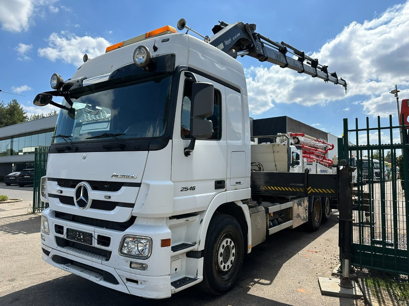 Mercedes-Benz ACTROS 2546 6x2 PRITSCHE + KRAN HIAB 422 EP-6 HIPRO - *415.000km* - PLATFORM 6m50 - LIFT AXLE - MP 3 - EURO 5 - BELGIAN PAPERS - Φορτηγό με ανοιχτή καρότσα, Φορτηγό με γερανό: φωτογραφία 3 Mercedes-Benz ACTROS 2546 6x2 PRITSCHE + KRAN HIAB 422 EP-6 HIPRO - *415.000km* - PLATFORM 6m50 - LIFT AXLE - MP 3 - EURO 5 - BELGIAN PAPERS - Φορτηγό με ανοιχτή καρότσα, Φορτηγό με γερανό: φωτογραφία 3