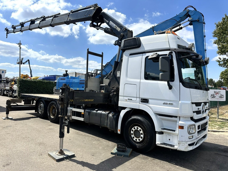 Mercedes-Benz ACTROS 2546 6x2 PRITSCHE + KRAN HIAB 422 EP-6 HIPRO - *415.000km* - PLATFORM 6m50 - LIFT AXLE - MP 3 - EURO 5 - BELGIAN PAPERS - Φορτηγό με ανοιχτή καρότσα, Φορτηγό με γερανό: φωτογραφία 2 Mercedes-Benz ACTROS 2546 6x2 PRITSCHE + KRAN HIAB 422 EP-6 HIPRO - *415.000km* - PLATFORM 6m50 - LIFT AXLE - MP 3 - EURO 5 - BELGIAN PAPERS - Φορτηγό με ανοιχτή καρότσα, Φορτηγό με γερανό: φωτογραφία 2