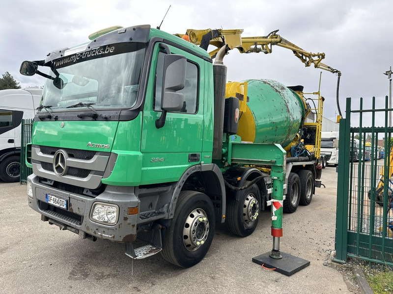 Mercedes-Benz ACTROS 3241 8x4 PUMI PM M 21-3 (21m) Putzmeister - *238.000km* / 1586H - EPS - BLADVERING / NAAFREDUCTIE - Μπετονιέρα φορτηγό: φωτογραφία 4 Mercedes-Benz ACTROS 3241 8x4 PUMI PM M 21-3 (21m) Putzmeister - *238.000km* / 1586H - EPS - BLADVERING / NAAFREDUCTIE - Μπετονιέρα φορτηγό: φωτογραφία 4