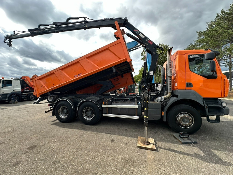 Renault KERAX 380 DXI 6x4 TIPPER + CRANE HIAB 144 B-3 - RADIO - *246.000km* - RETARDER - BORDMATIC - EURO 5 - Φορτηγό ανατρεπόμενο, Φορτηγό με γερανό: φωτογραφία 3 Renault KERAX 380 DXI 6x4 TIPPER + CRANE HIAB 144 B-3 - RADIO - *246.000km* - RETARDER - BORDMATIC - EURO 5 - Φορτηγό ανατρεπόμενο, Φορτηγό με γερανό: φωτογραφία 3