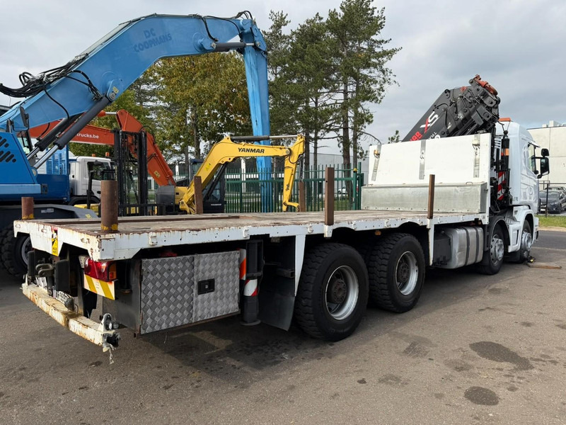Scania 114C-380 8x4 PRITSCHE + KRAN HIAB 700 E-5 - PLATFORM 6m80 + TWISTLOCKS - MANUAL - RETARDER - STEEL SPRING / BIG AXLE HUB REDUCTION  - AP ACHSEN - Φορτηγό με ανοιχτή καρότσα, Φορτηγό με γερανό: φωτογραφία 4 Scania 114C-380 8x4 PRITSCHE + KRAN HIAB 700 E-5 - PLATFORM 6m80 + TWISTLOCKS - MANUAL - RETARDER - STEEL SPRING / BIG AXLE HUB REDUCTION  - AP ACHSEN - Φορτηγό με ανοιχτή καρότσα, Φορτηγό με γερανό: φωτογραφία 4
